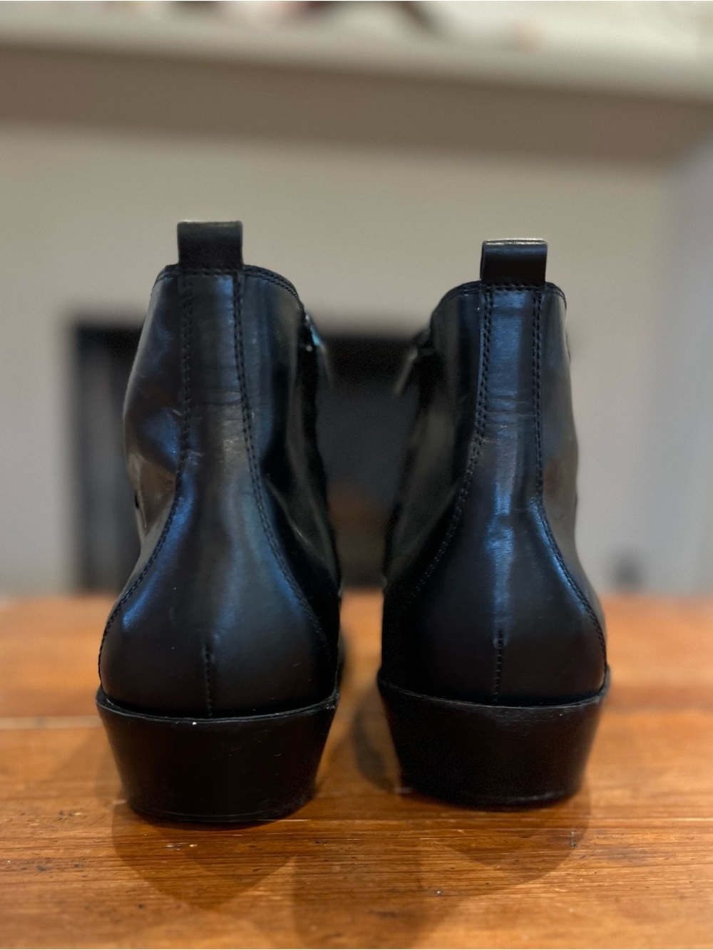 CNC Costume National Black Leather Homme Boots - Picture 3 of 5